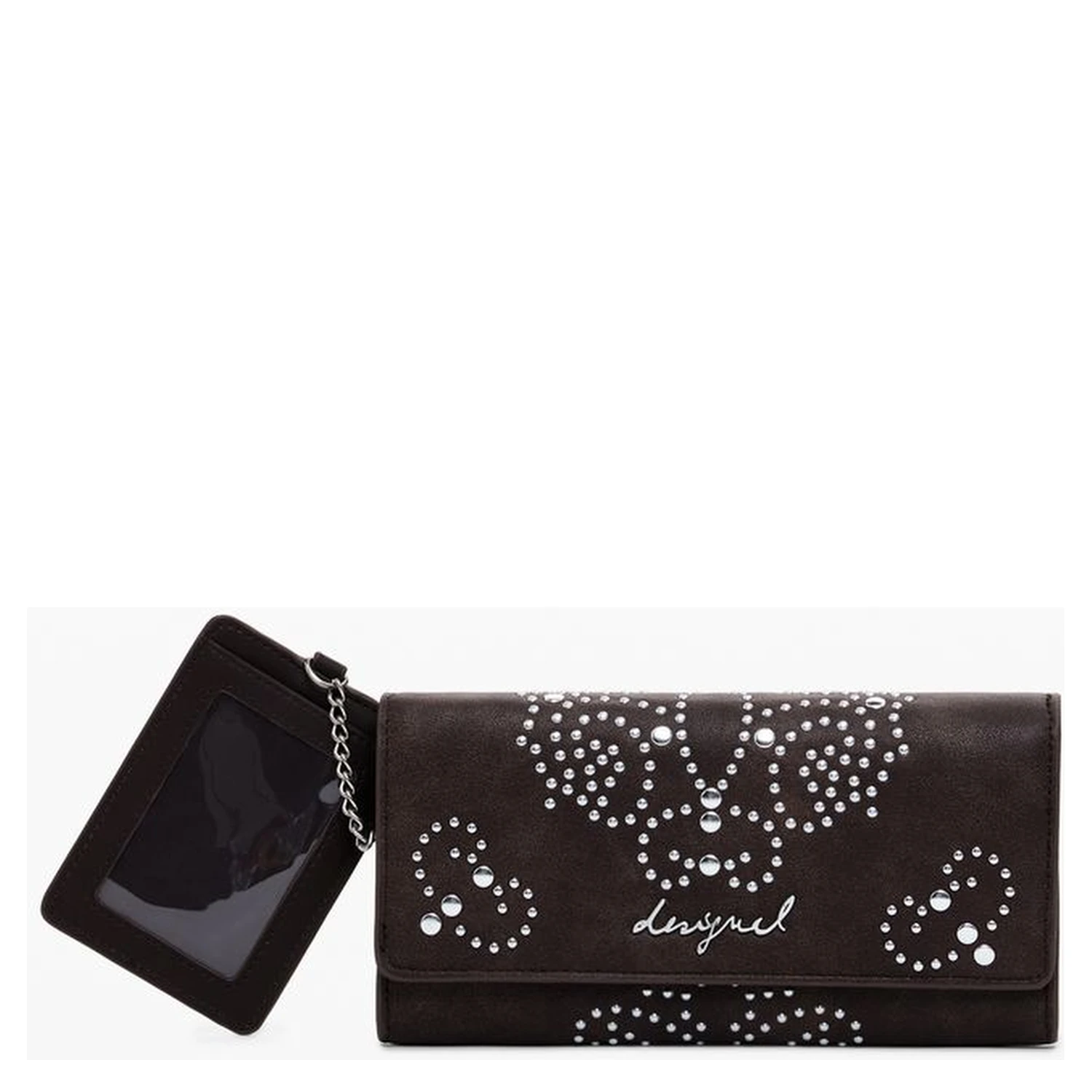 Brown Polyethylene Women Wallet