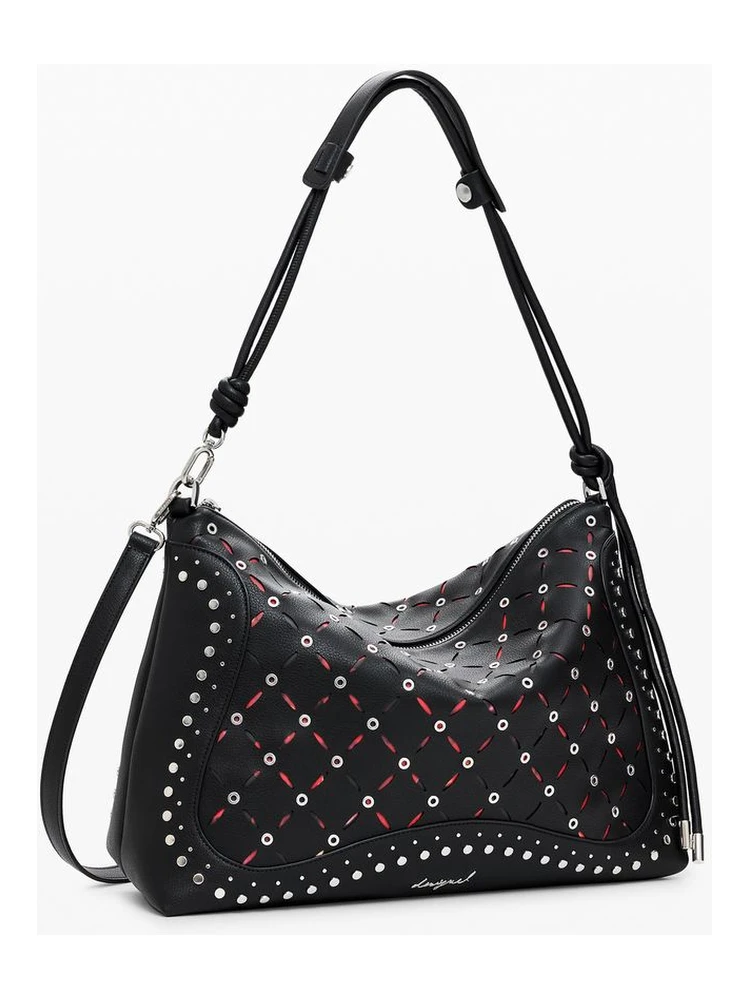 Black Polyethylene Women Handbag alternative