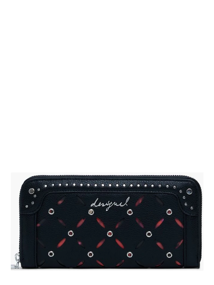 Black Polyethylene Women Wallet