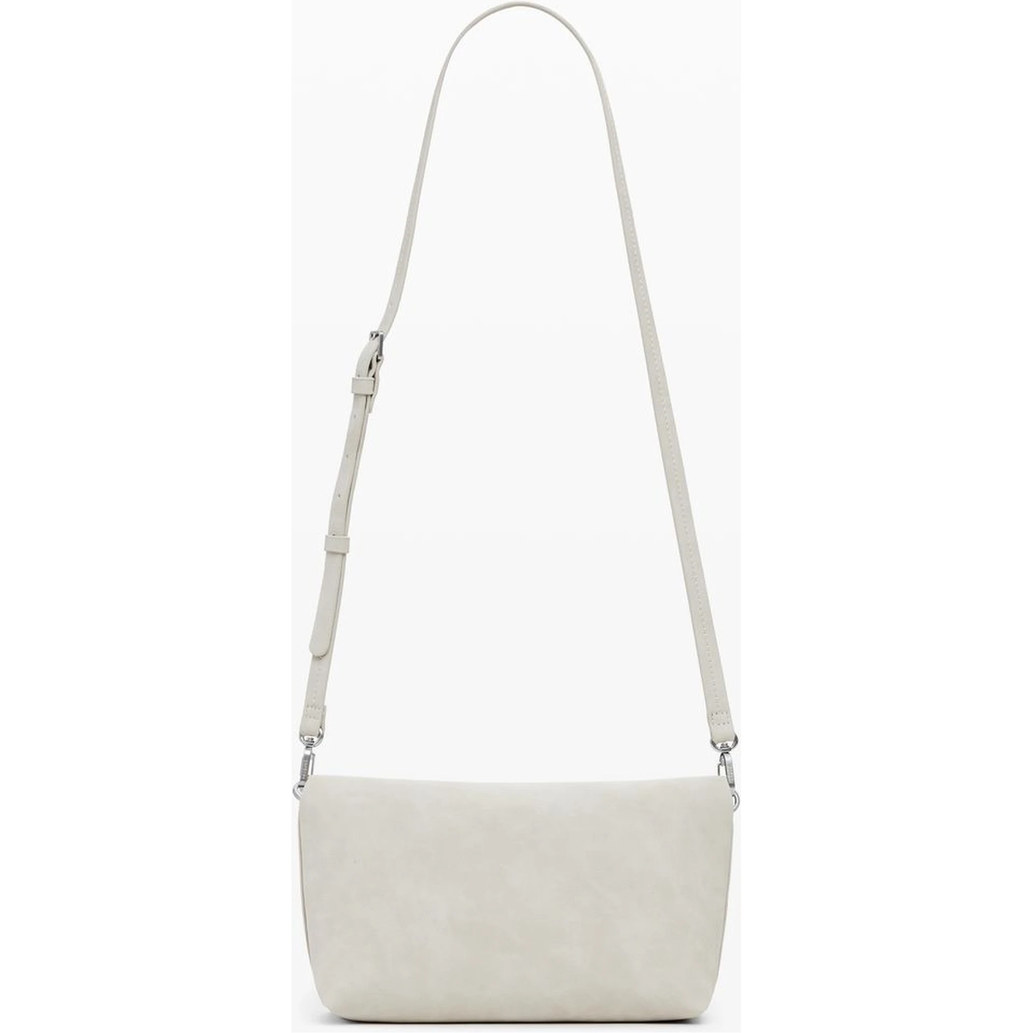 Beige Polyethylene Women Handbag