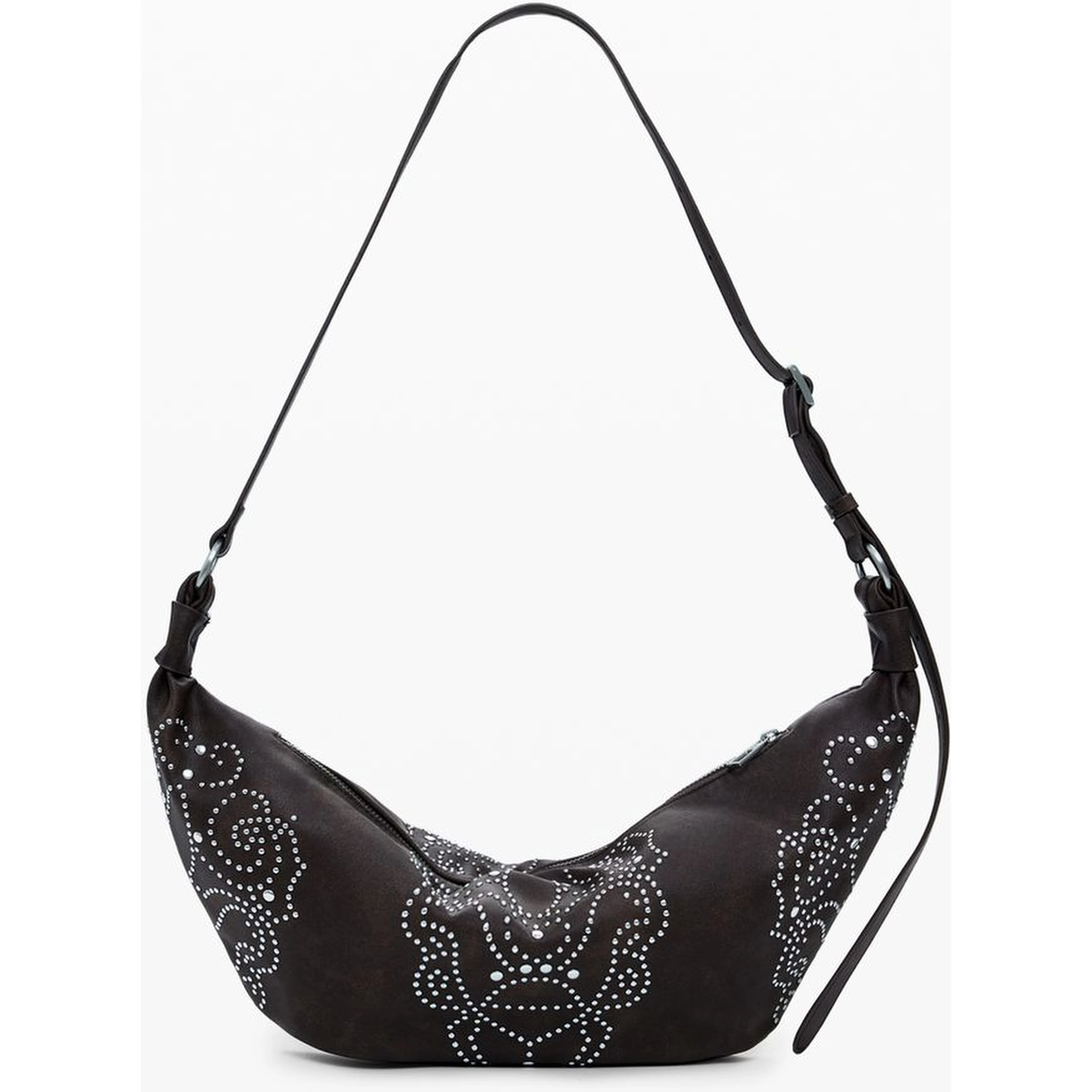 Brown Polyethylene Women Handbag