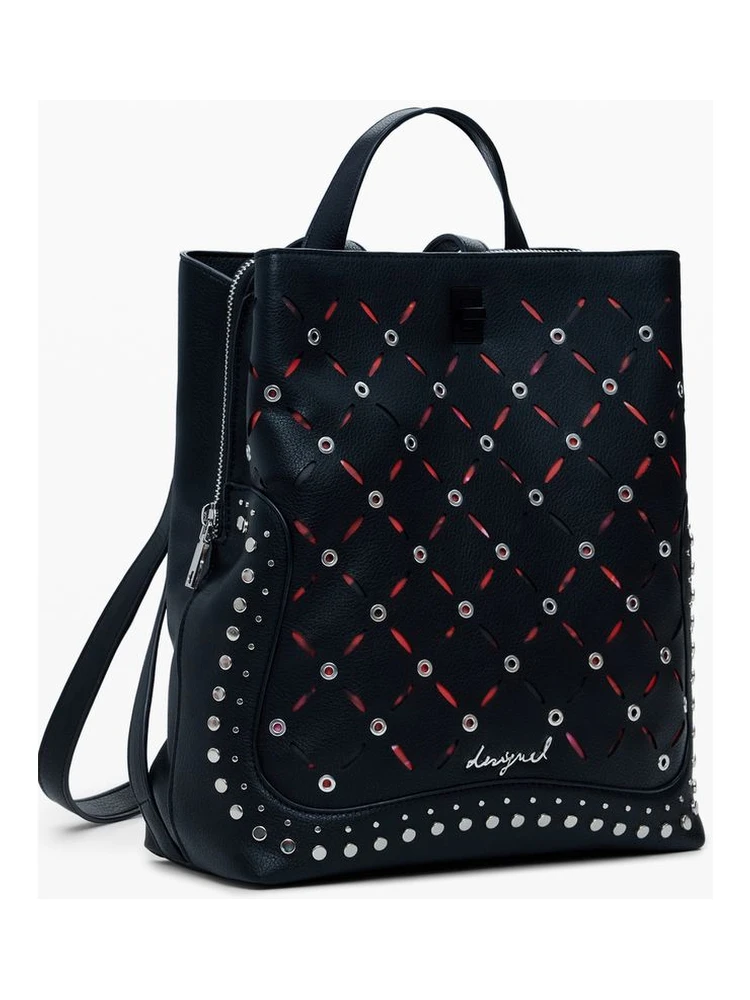 Black Polyethylene Women Backpack alternative