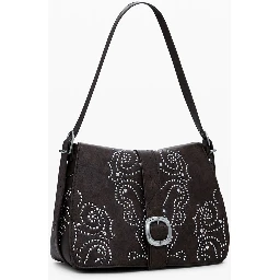 Brown Polyethylene Women Handbag