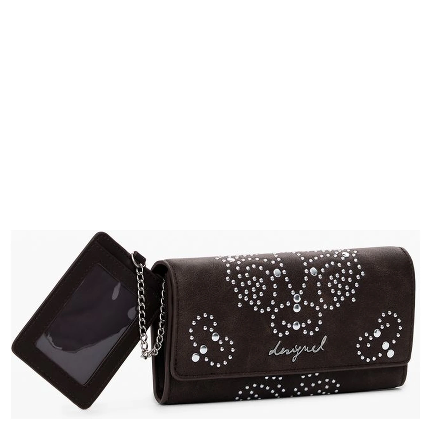 Brown Polyethylene Women Wallet