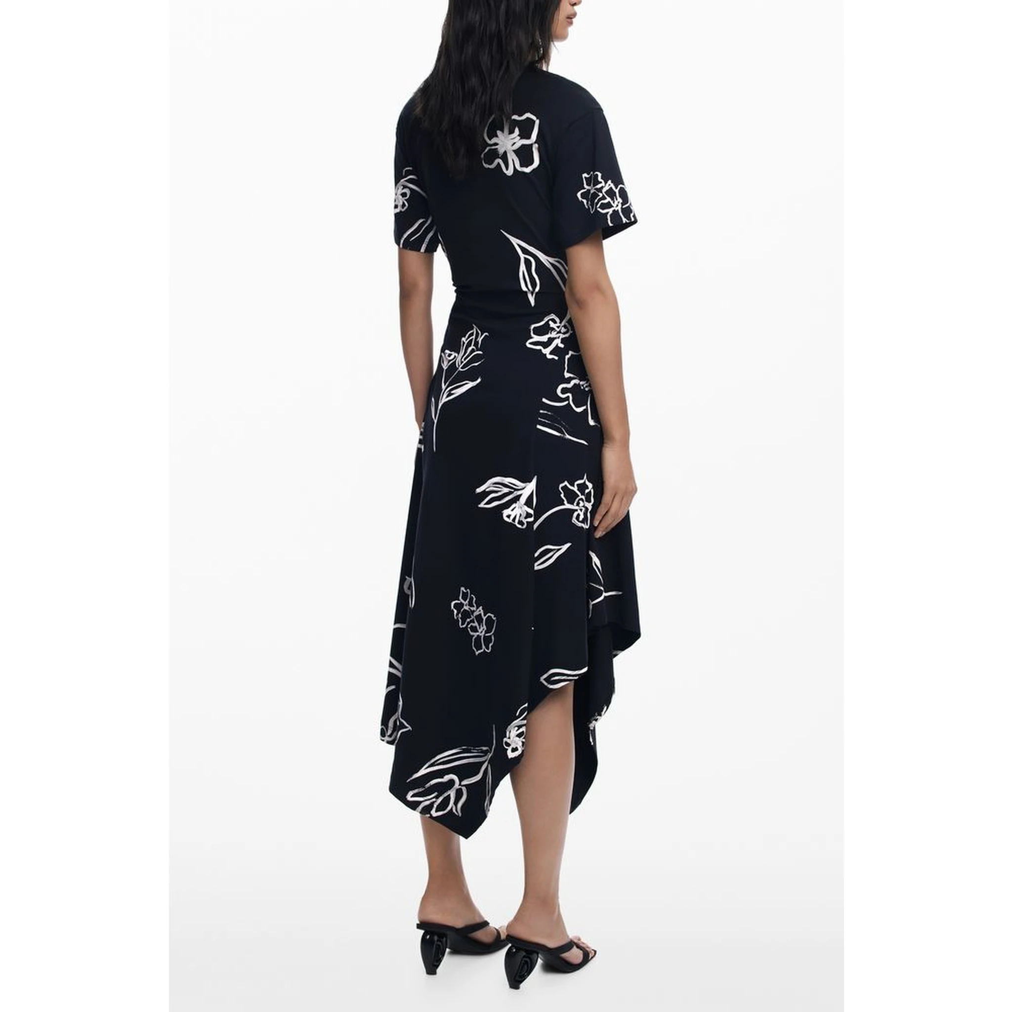 Black Cotton Women Dress