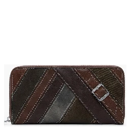 Brown Polyethylene Women Wallet
