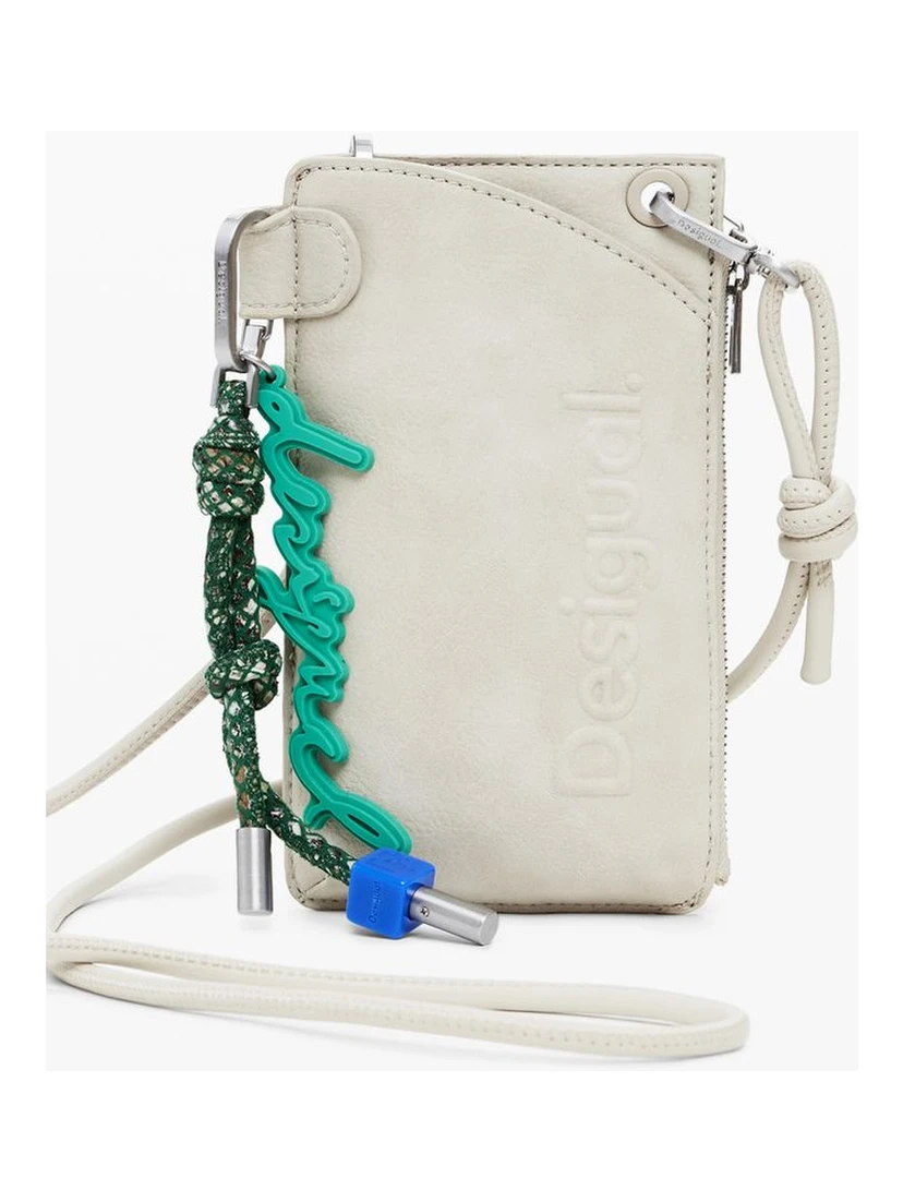 Beige Polyethylene Women Wallet