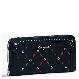 محفظة نسائية سوداء من البولي إيثيلين