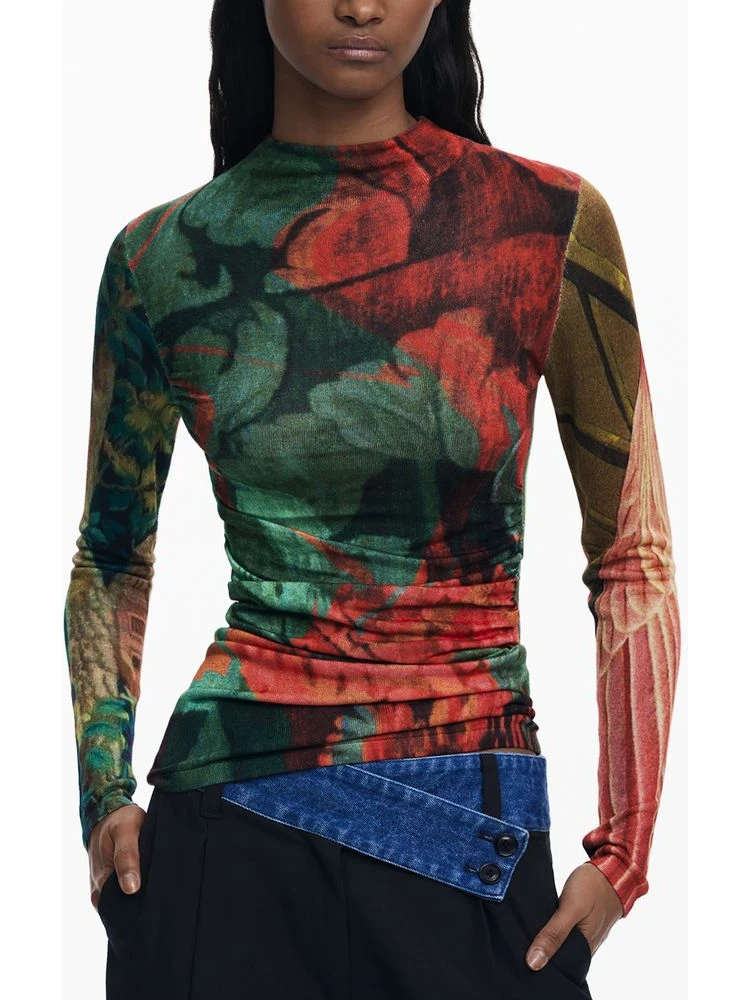 Green Viscose Sweater