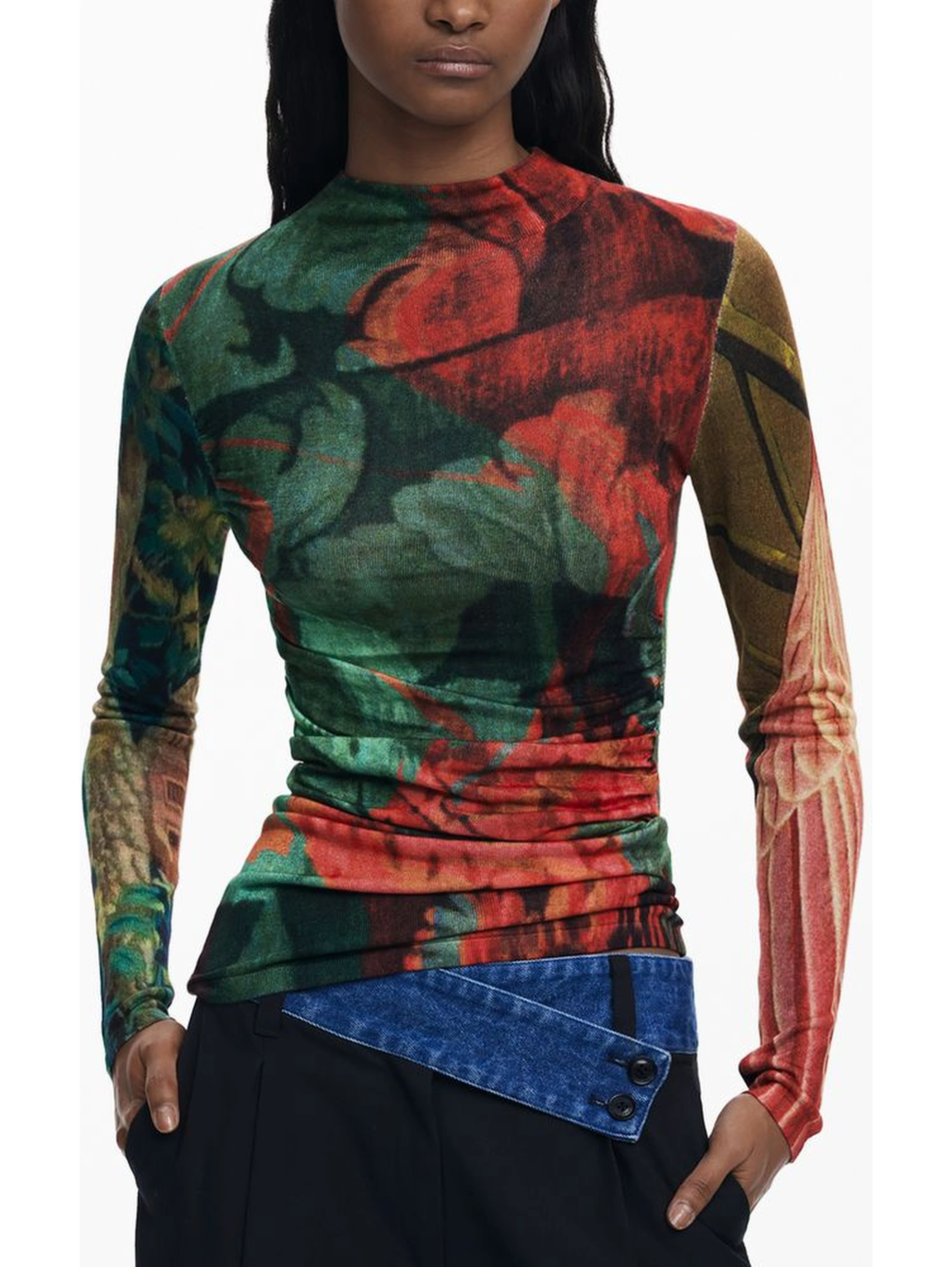 Green Viscose Sweater