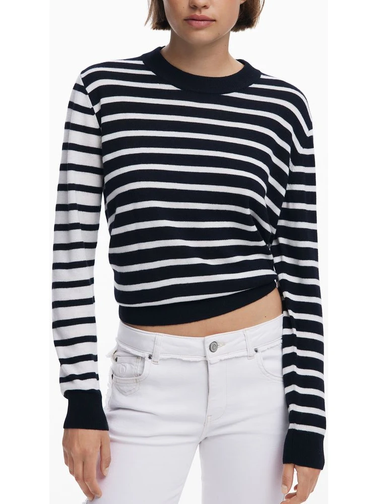 Black Wool Women Sweater