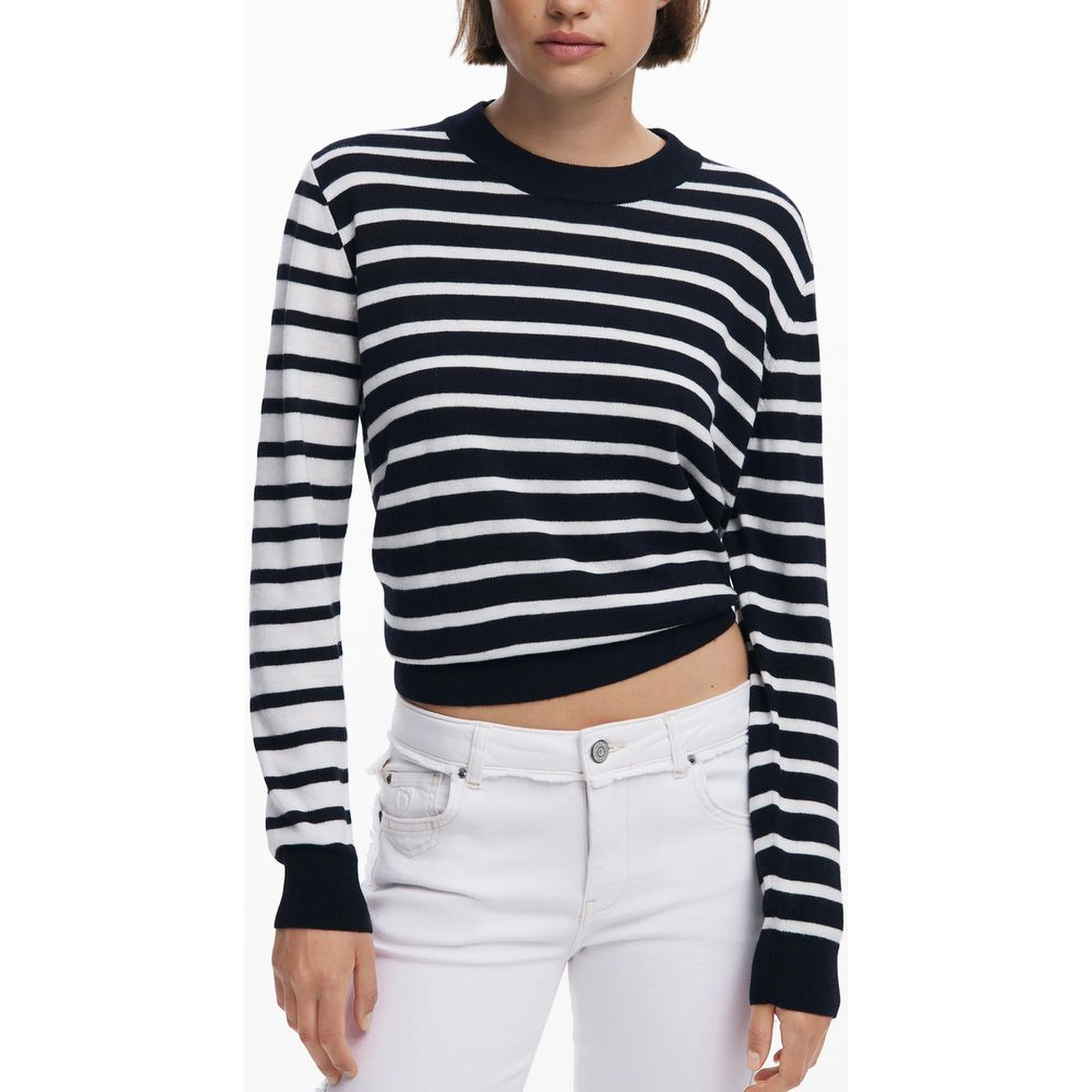 Black Wool Women Sweater