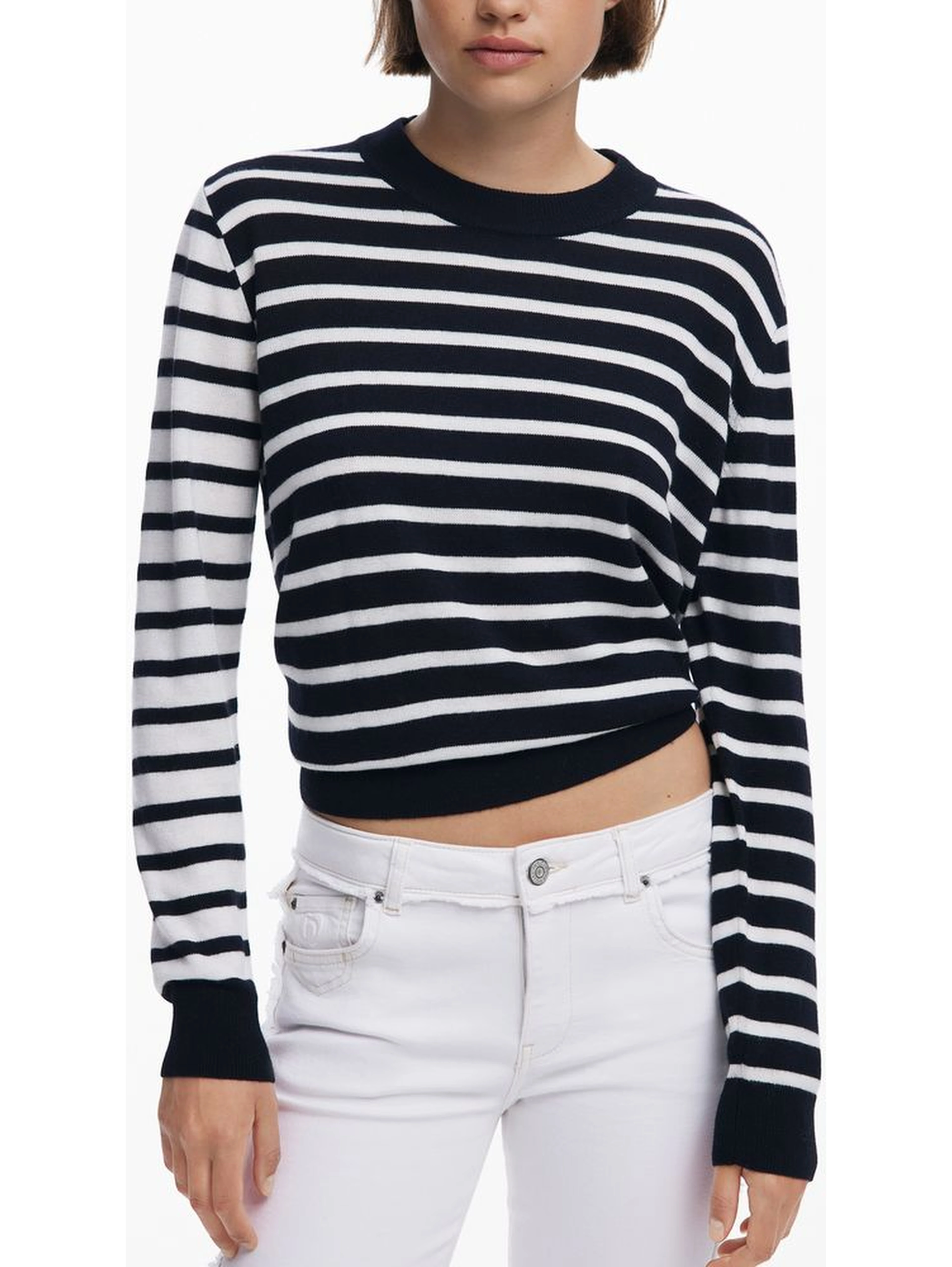 Black Wool Women Sweater