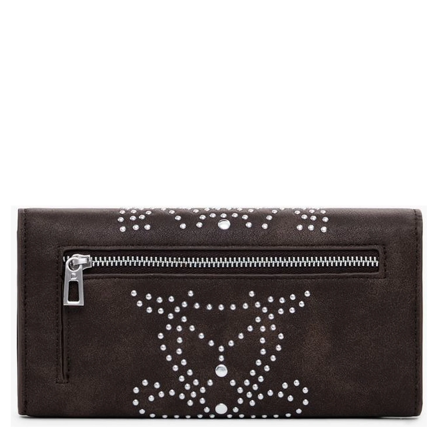 Brown Polyethylene Women Wallet