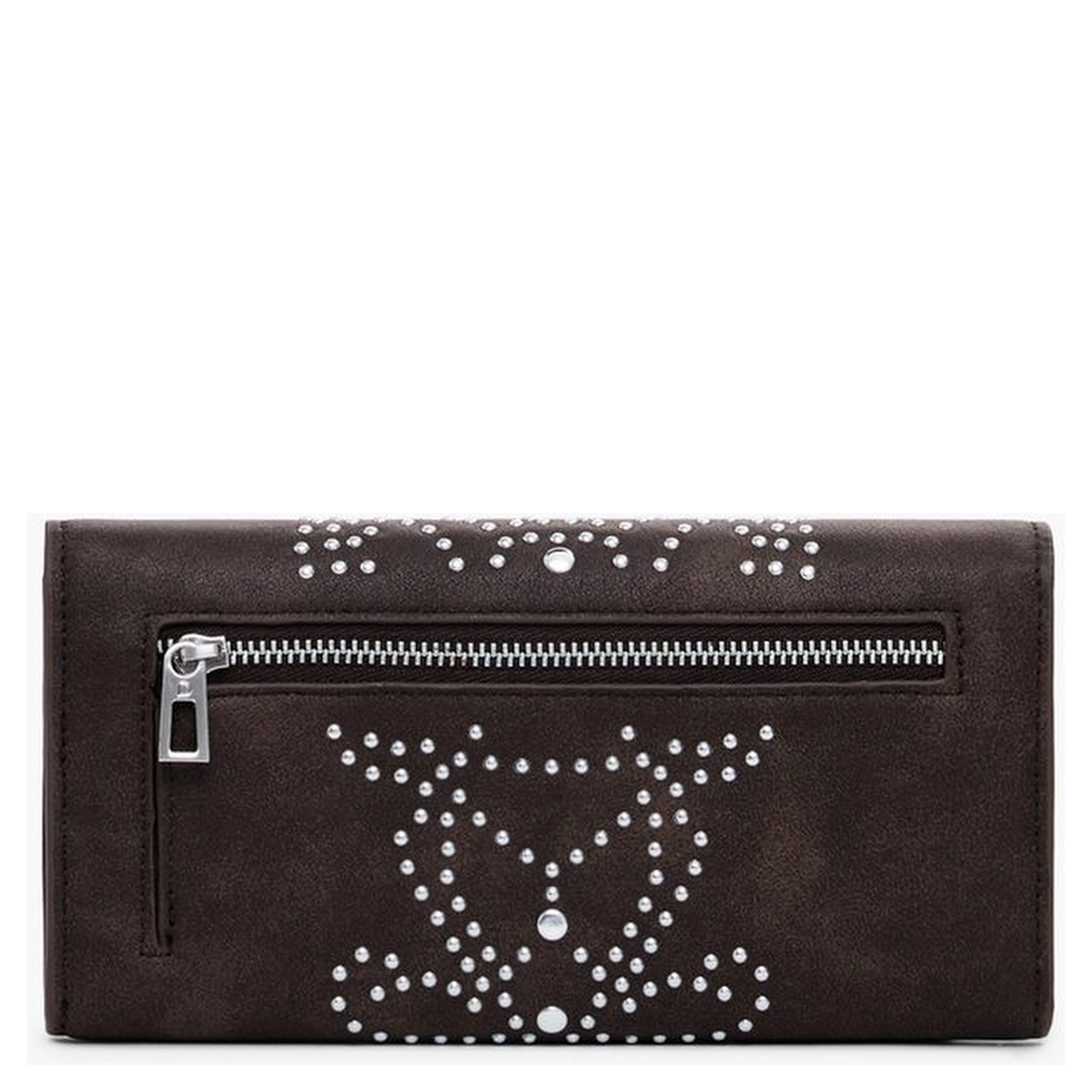 Brown Polyethylene Women Wallet