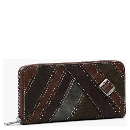 Brown Polyethylene Women Wallet