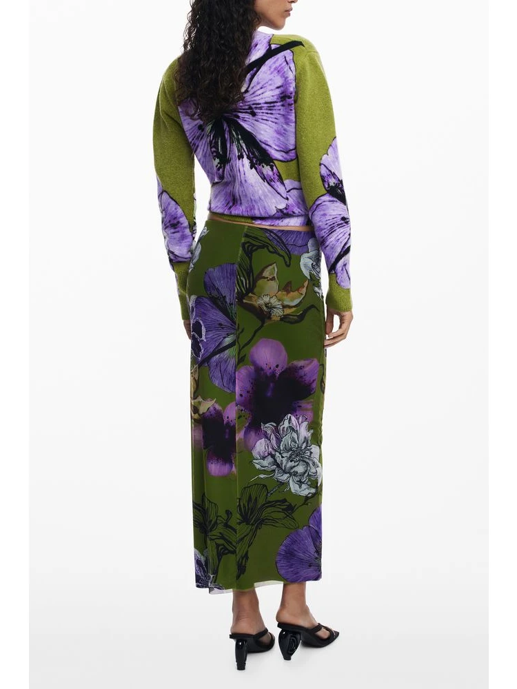 Green Polyester Women Skirt alternative