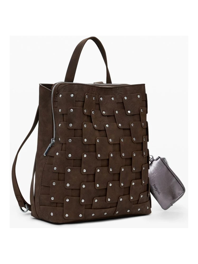 Brown Polyethylene Women Backpack alternative