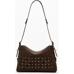 Brown Polyethylene Women Handbag