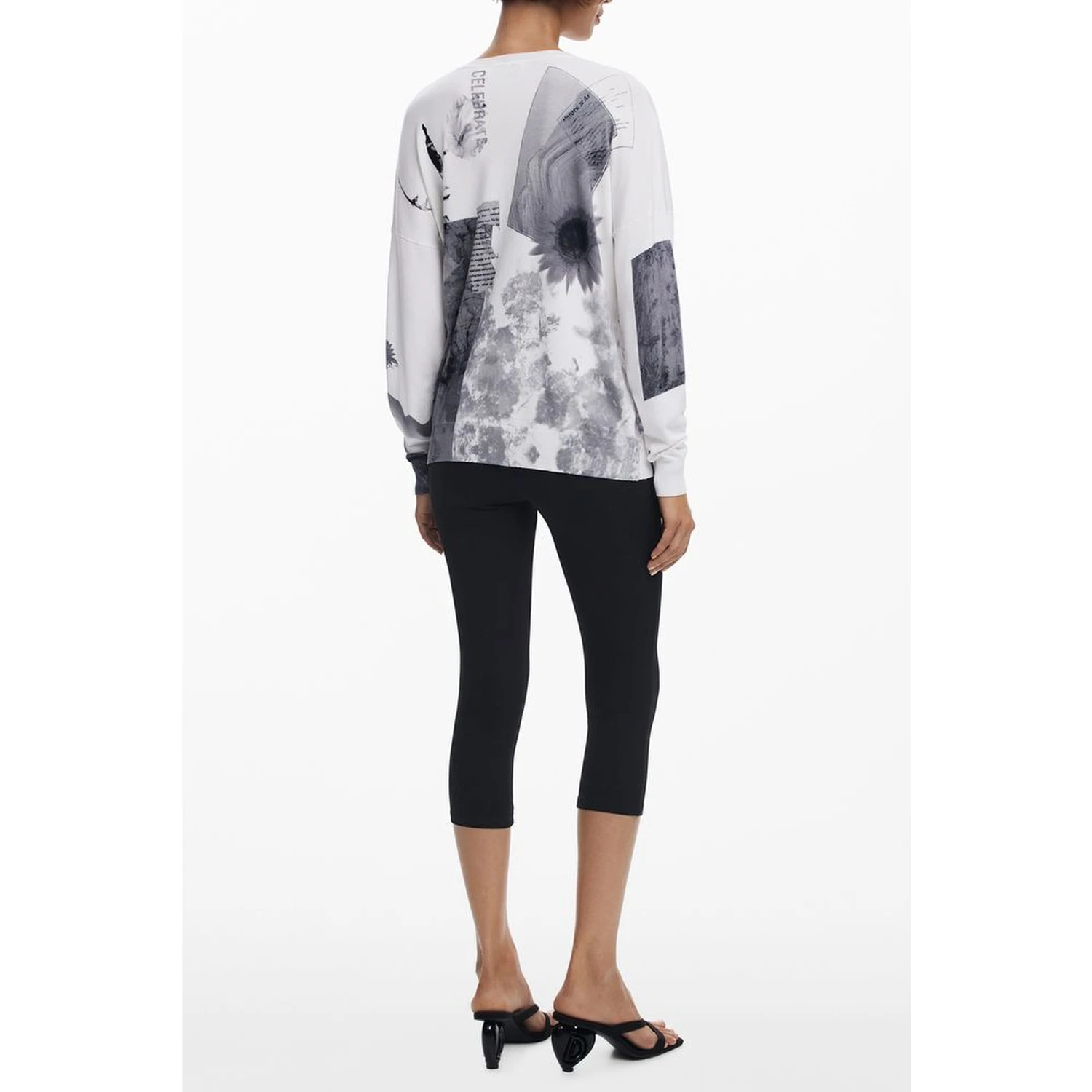 White Viscose Women Sweater