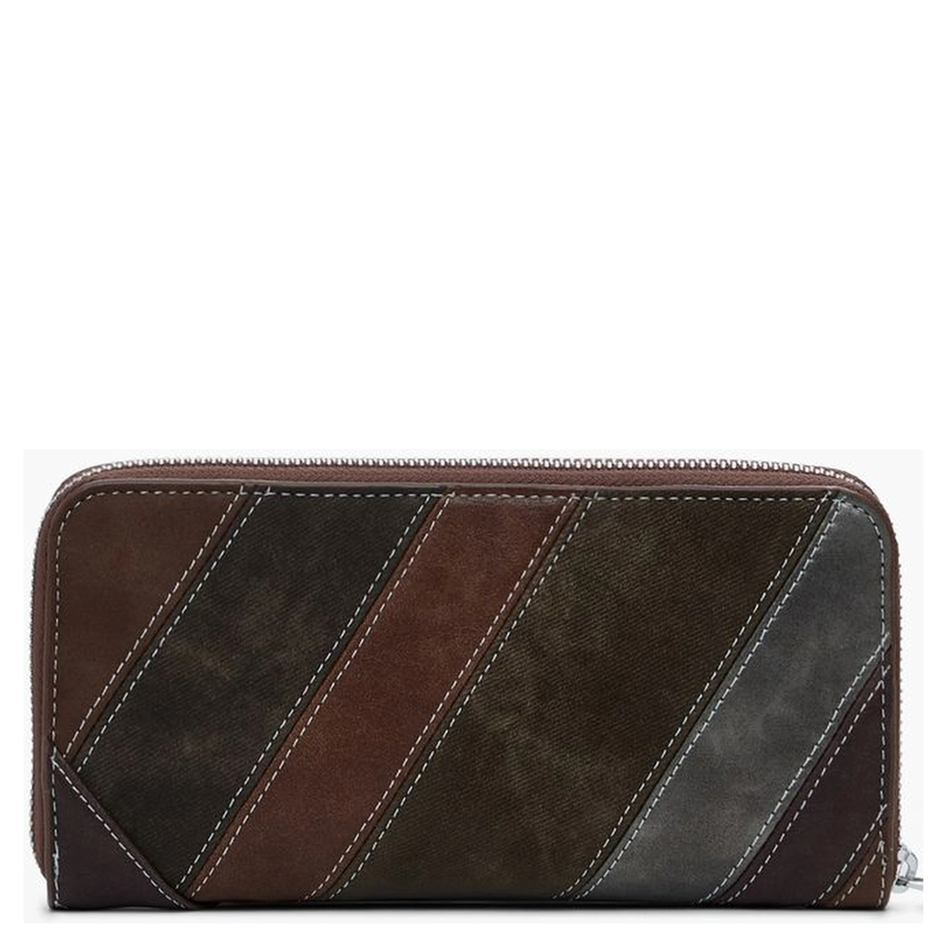 Brown Polyethylene Women Wallet