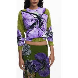 Green Polyester Women Skirt