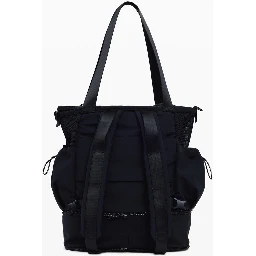 Black Polyester Women Handbag
