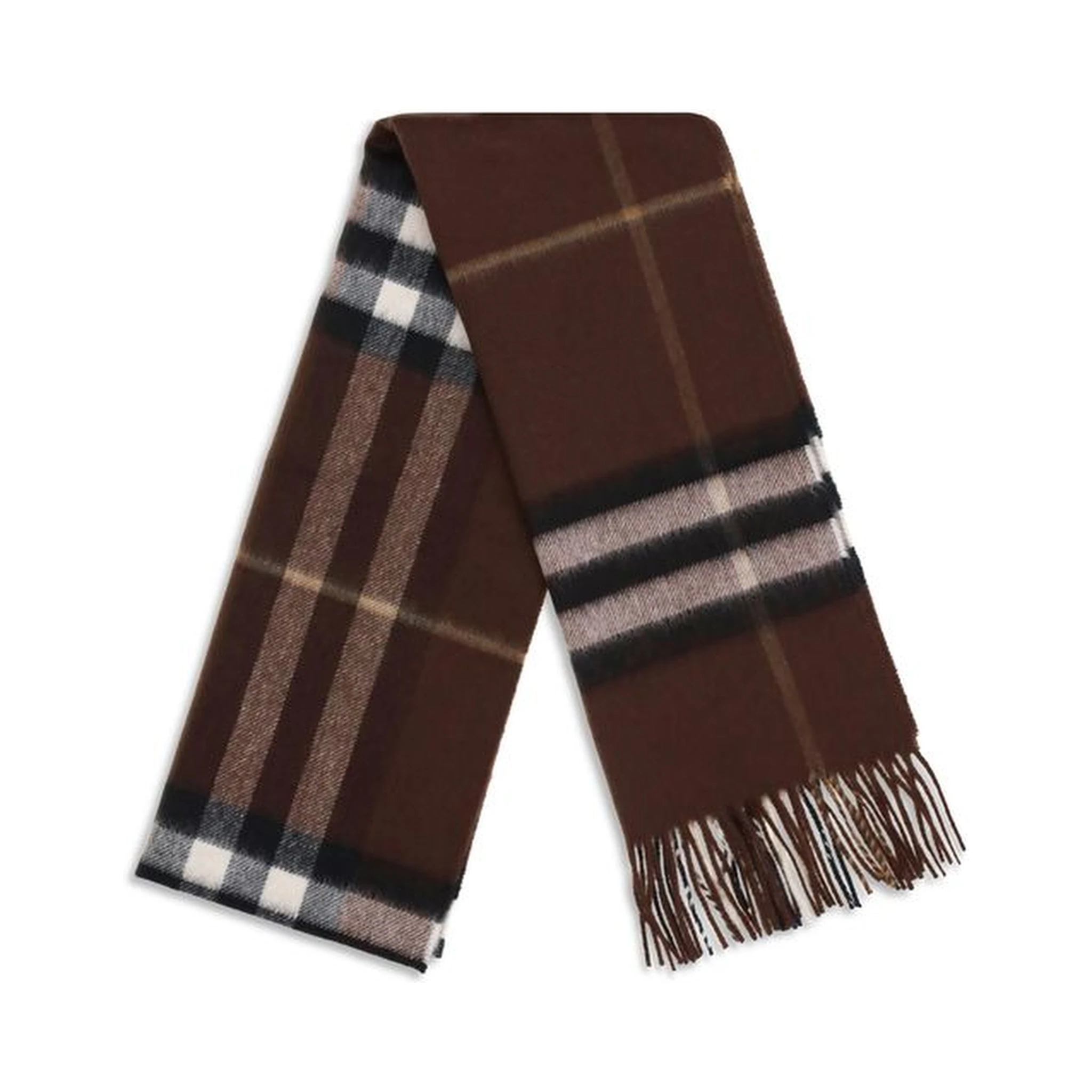 Brown Cashmere Scarf