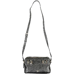 Black Polyethylene Women Handbag