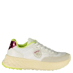 White Polyester Sneaker