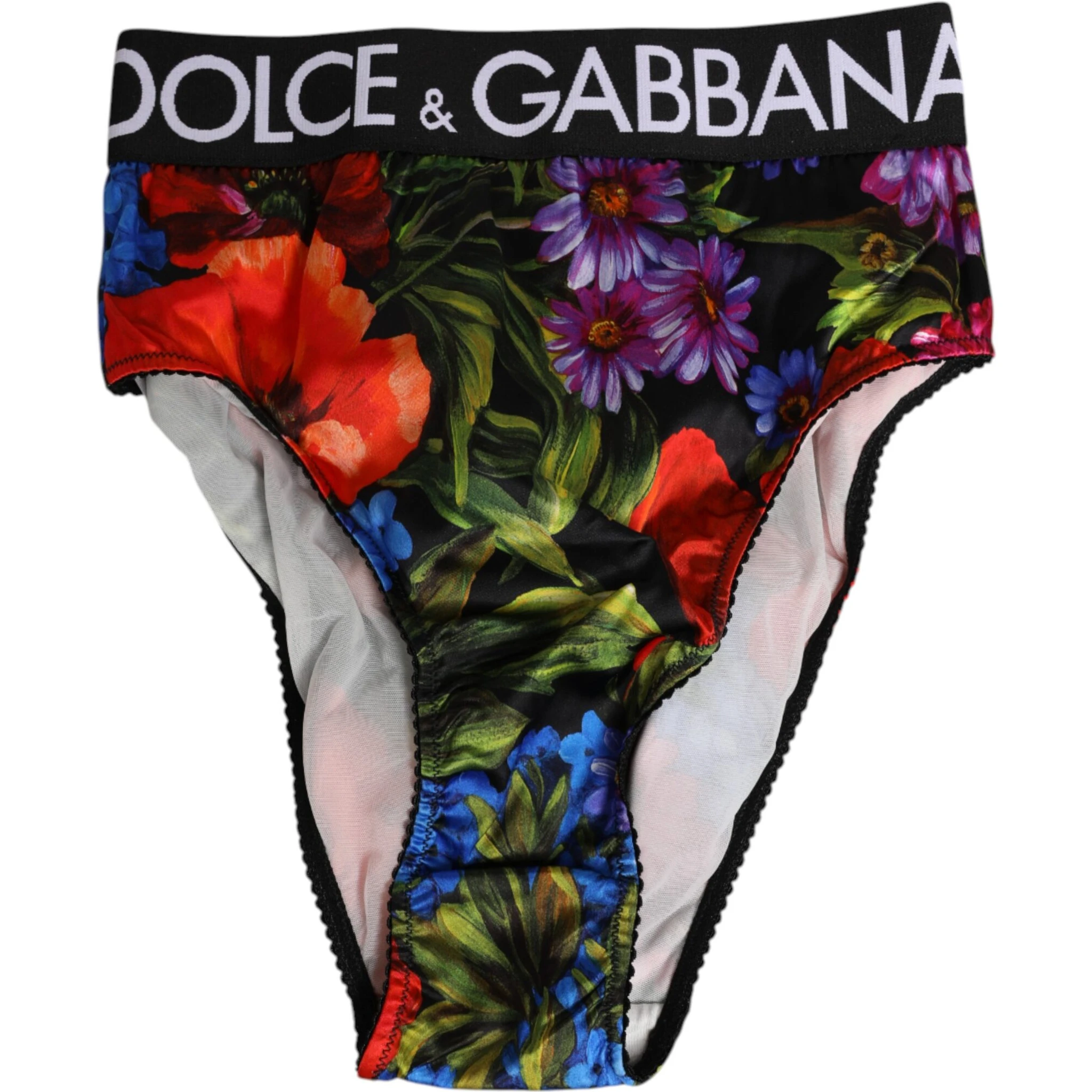 Multicolor Floral Print High Waist Panty Underwear