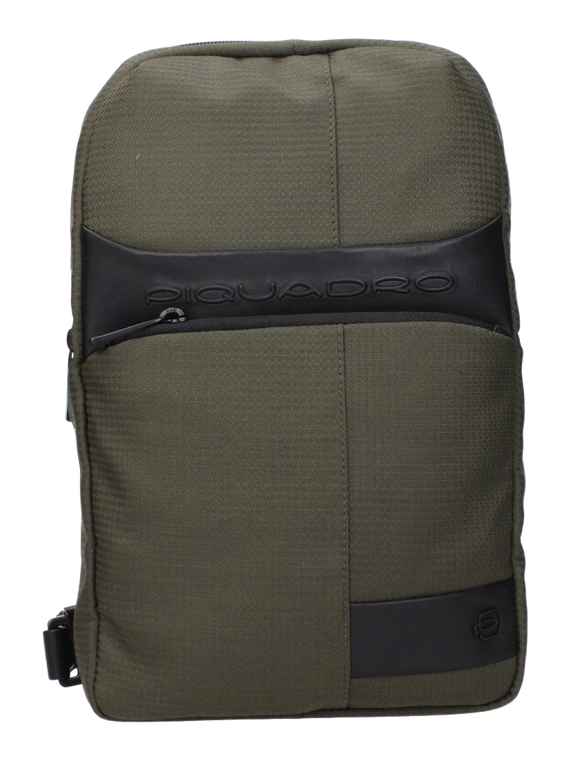 Green Fabric Crossbody Bag