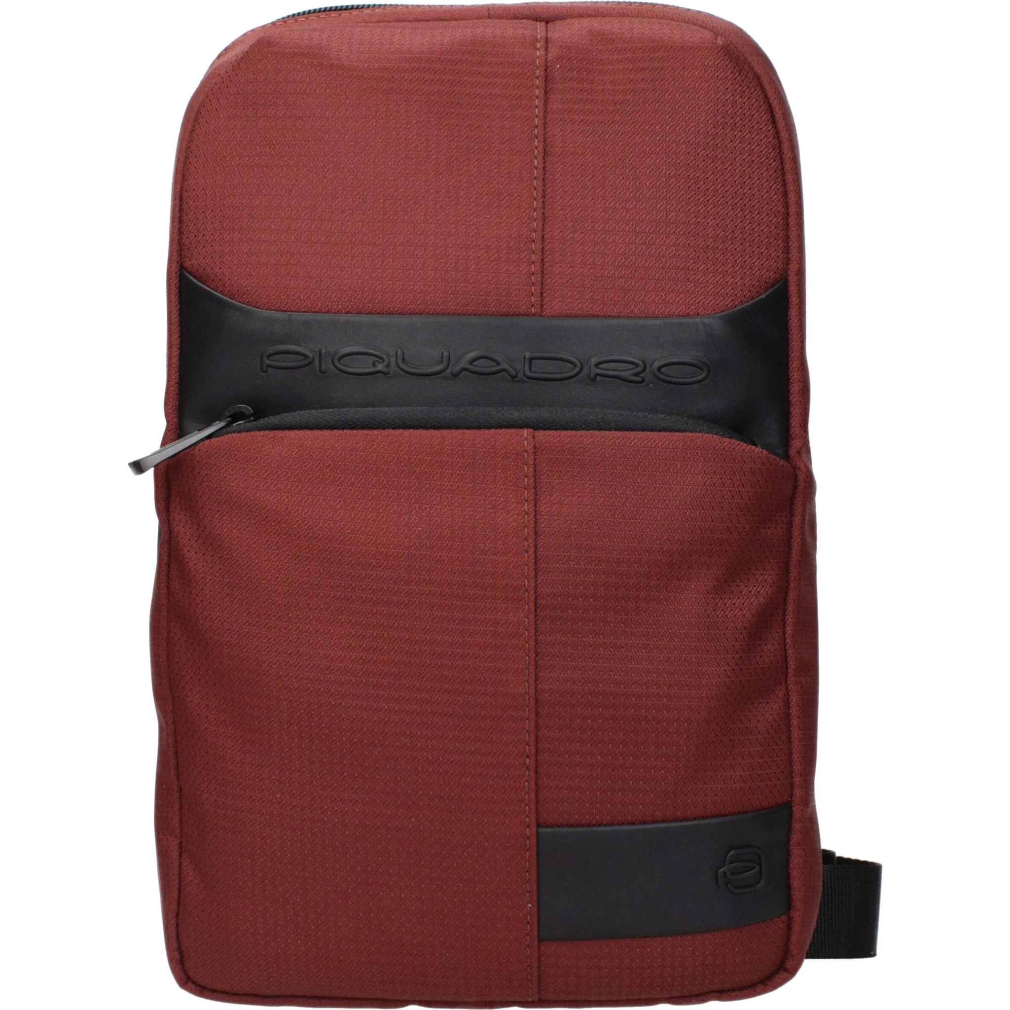 Red Fabric Crossbody Bag