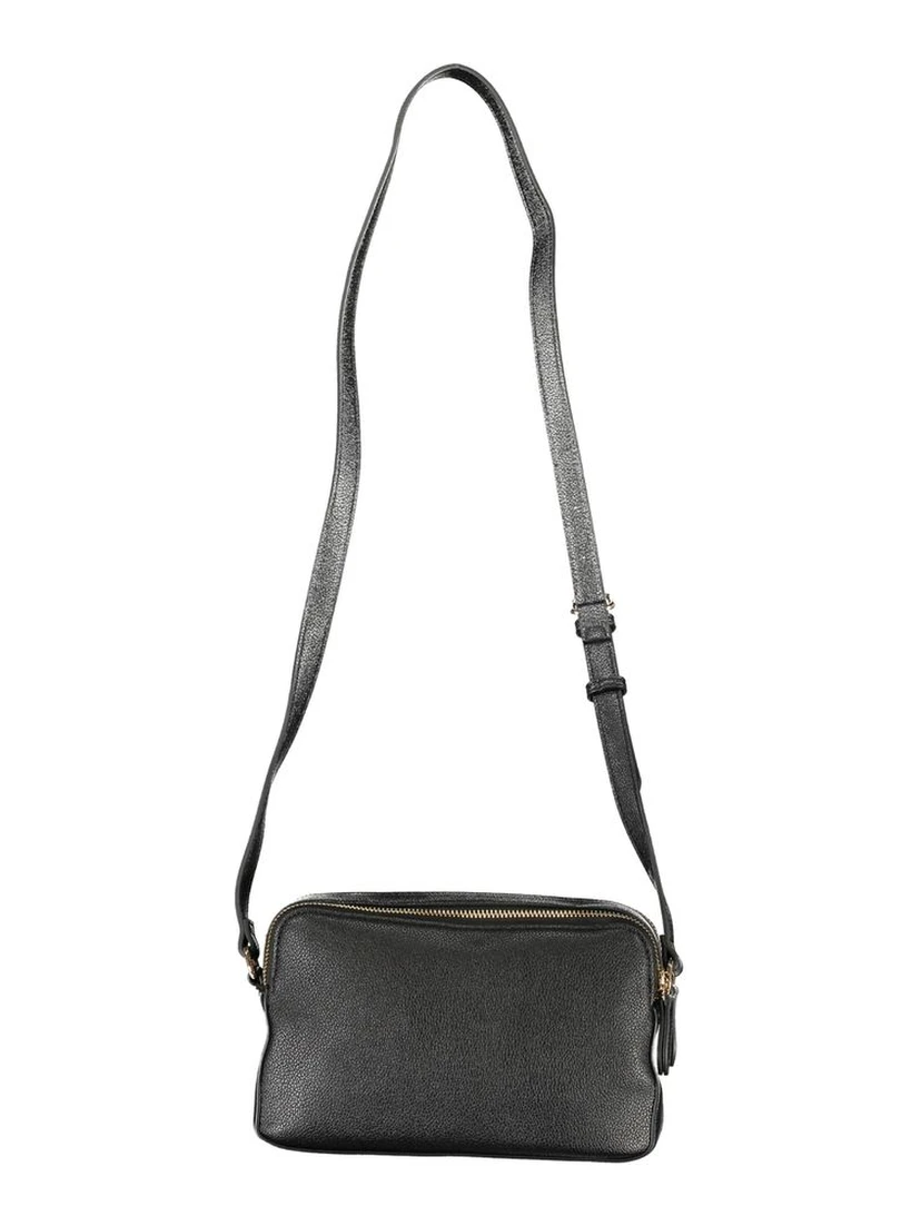 Black Polyethylene Women Handbag