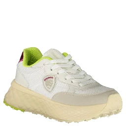 White Polyester Sneaker