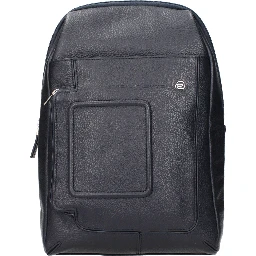 Blue Leather Crossbody Bag