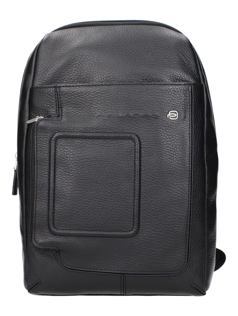 Black Leather Crossbody Bag