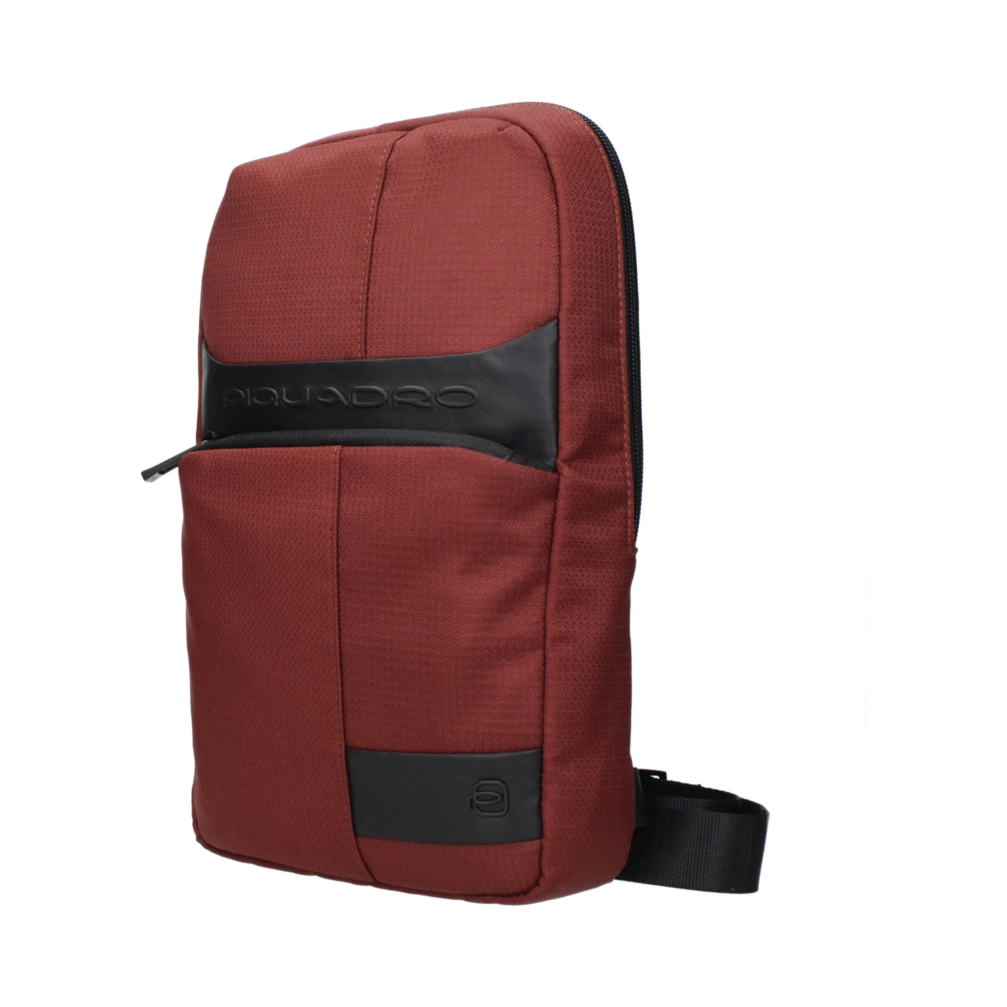 Red Fabric Crossbody Bag