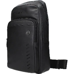 Black Leather Crossbody Bag