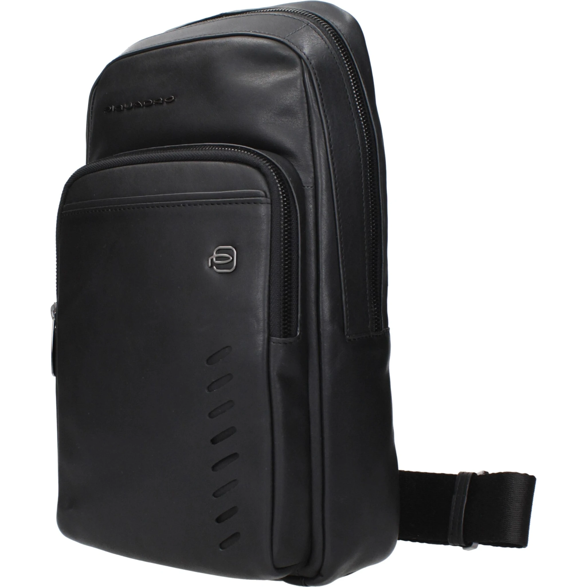 Black Leather Crossbody Bag