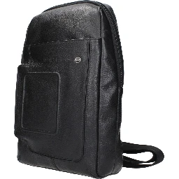 Black Leather Crossbody Bag