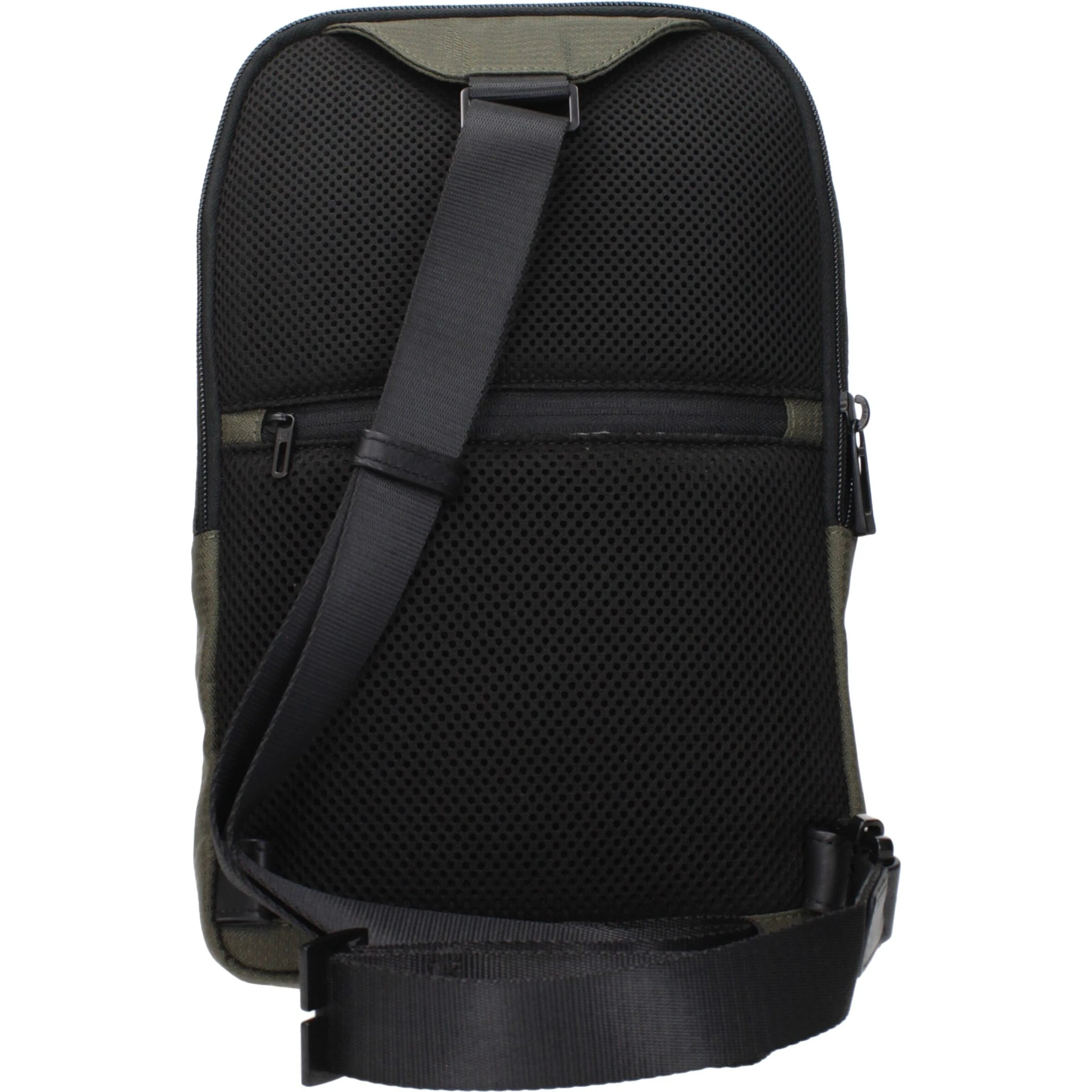 Green Fabric Crossbody Bag