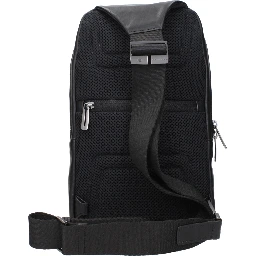 Black Leather Crossbody Bag