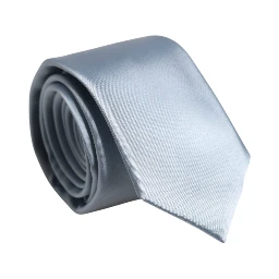 Light Blue Solid Silk Adjustable Necktie Tie