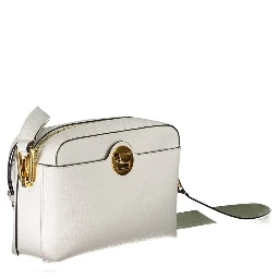White Leather Handbag