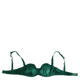 Green Satin Semi-Padded Underwire Musk Underwear