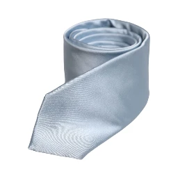 Light Blue Solid Silk Adjustable Necktie Tie
