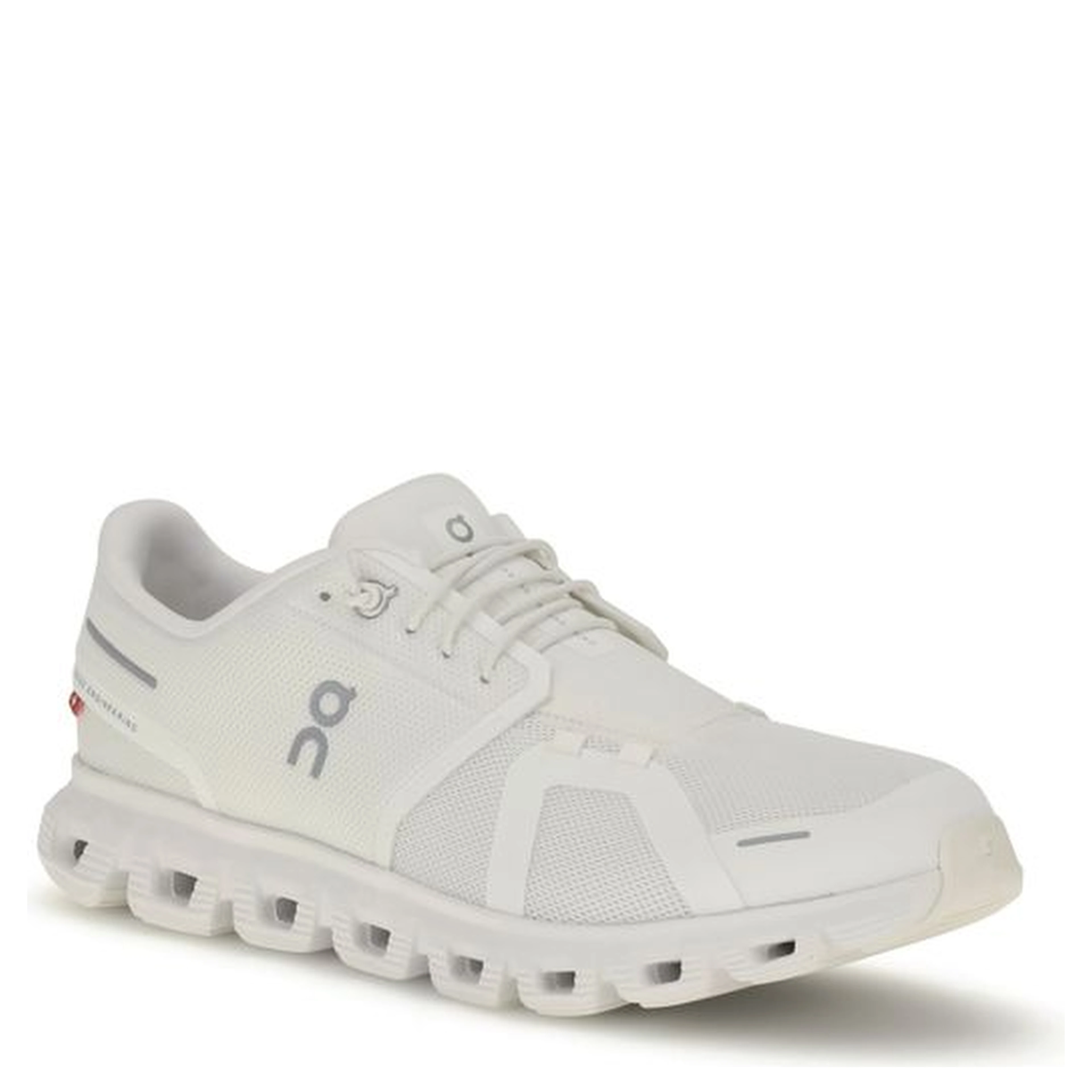 White Recycled Polyester Athletic Sneakers