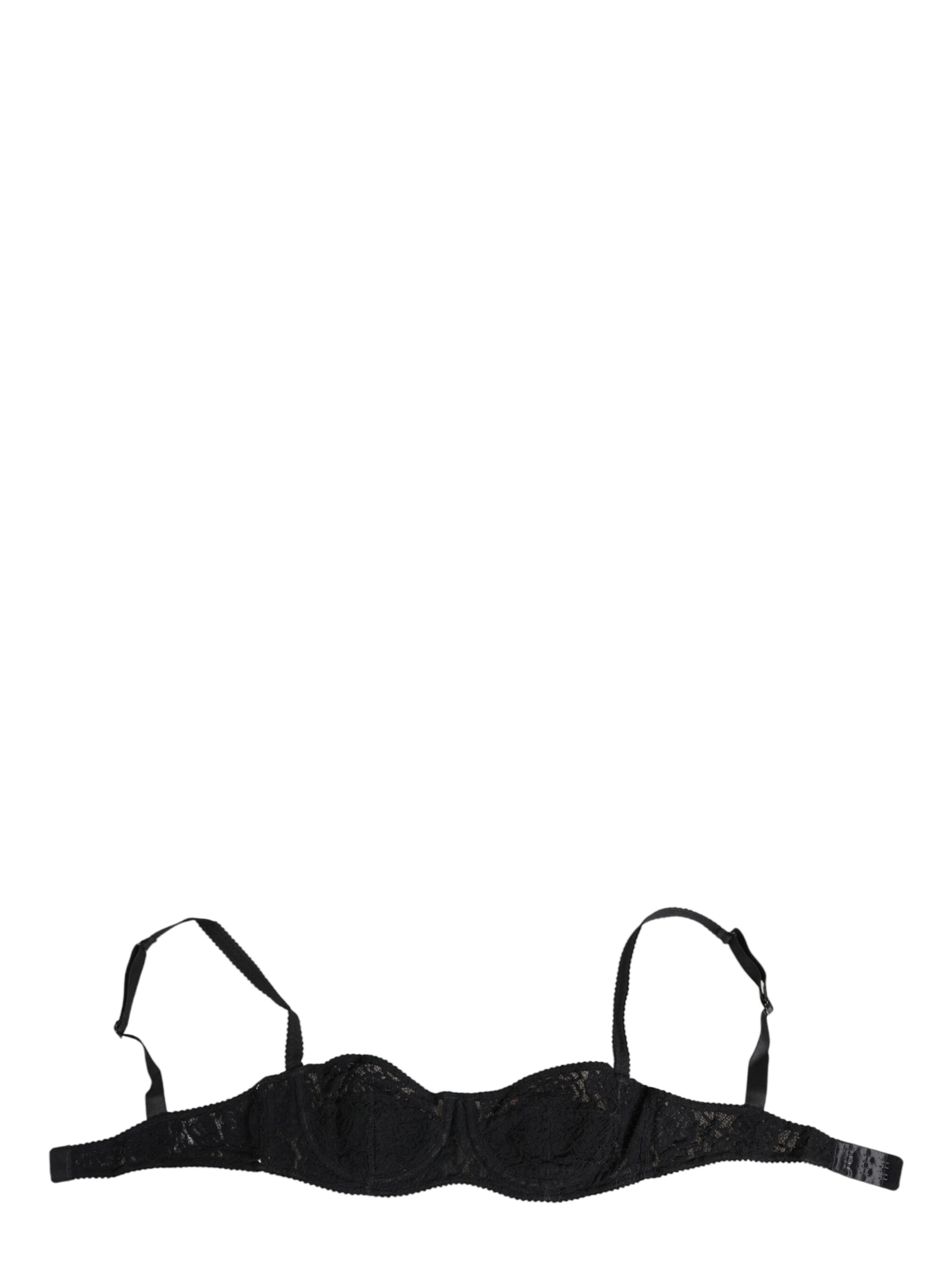 Black Lace Underwire Bra Lingerie Underwear