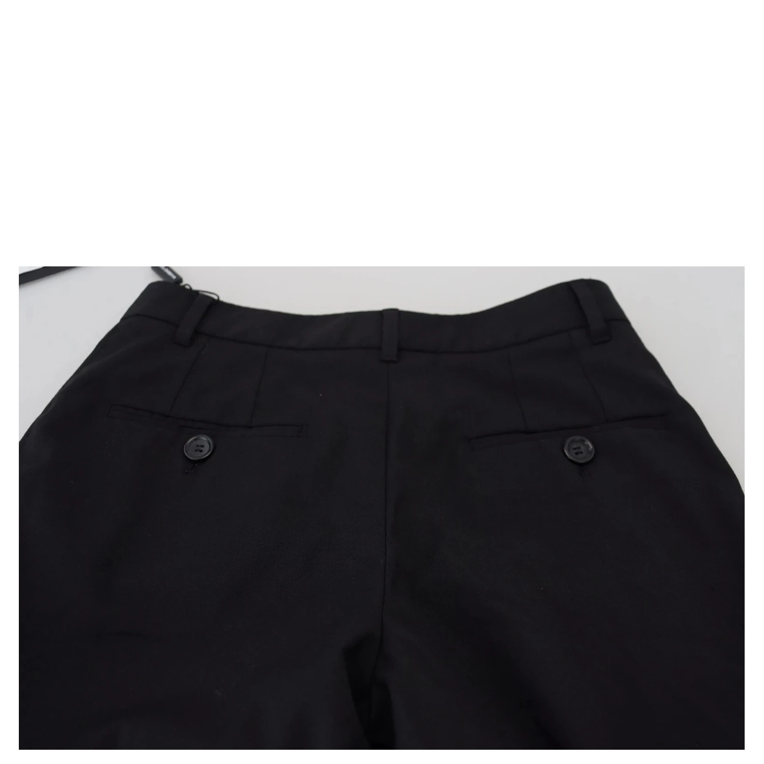 Black High Waist Skinny Trouser STAFF Pants